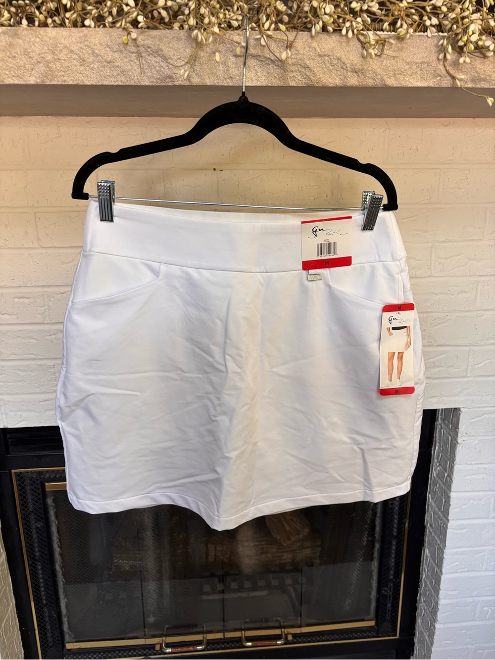 Gymshark White Women's Active Skort with Built-In Shorts